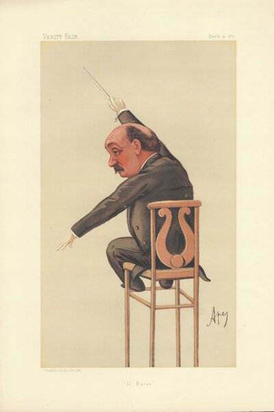 Luigi Arditi  (antique print)