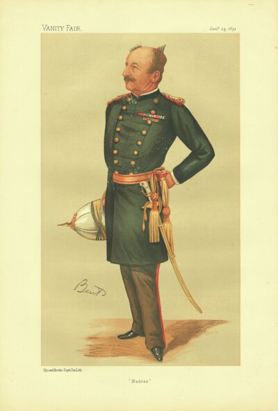 Lieutenant General The Honourable Sir James Charlemagne Dormer KCB   (antique print)