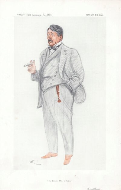 Arnold Bennett   (antique print)