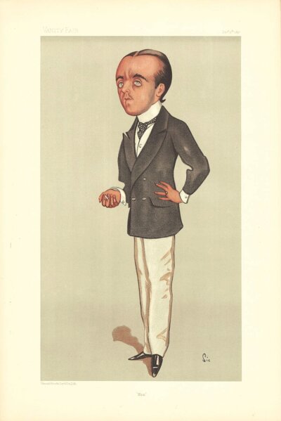 Max Beerbohm  (antique print)