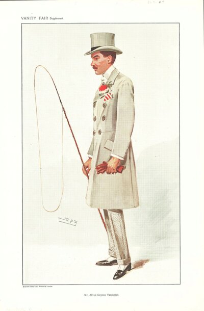 Mr Alfred Gwynne Vanderbilt   (antique print)