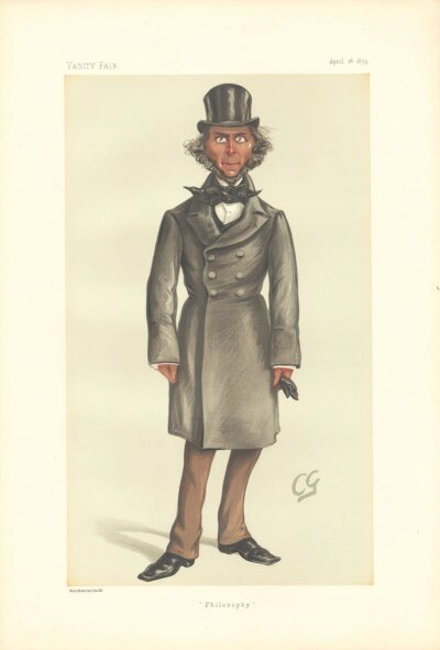 Herbert Spencer  (antique print)