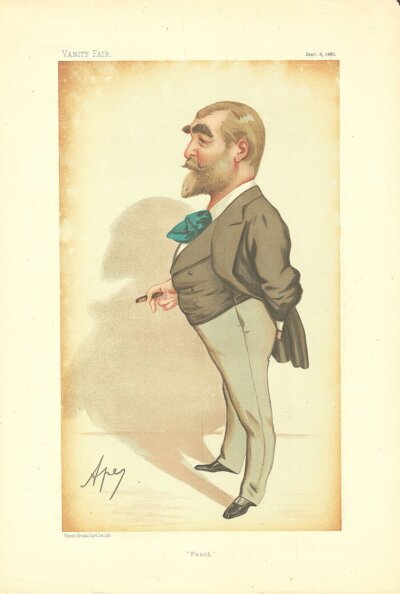 Sir Francis Cowley Burnand   (antique print)