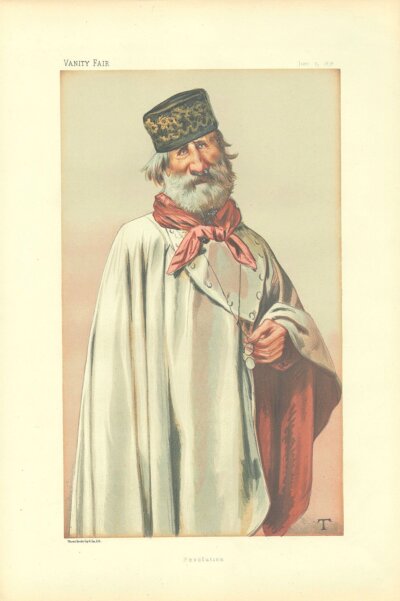 Giuseppe Garibaldi  (antique print)