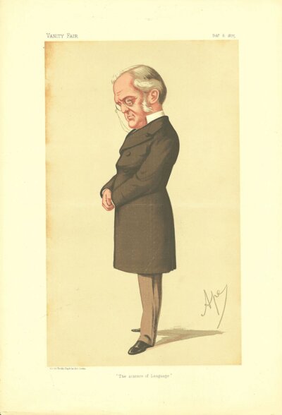 Friedrich Max M�ller  (antique print)