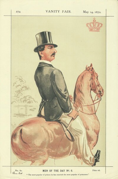 Francis Duke of Teck   (antique print)