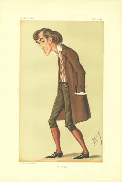 Henry Irving  (antique print)