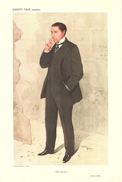 Arthur Collins (theatre manager)  (antique print)
