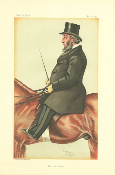 Sir John Whittaker Ellis, 1st Baronet   (antique print)