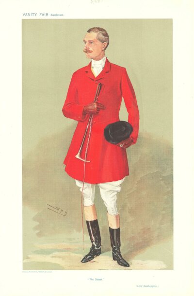 Lord Southampton   (antique print)