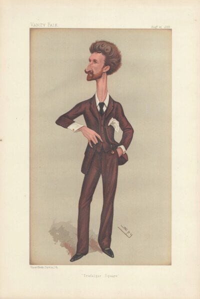Robert Bontine Cunninghame Graham  (antique print)