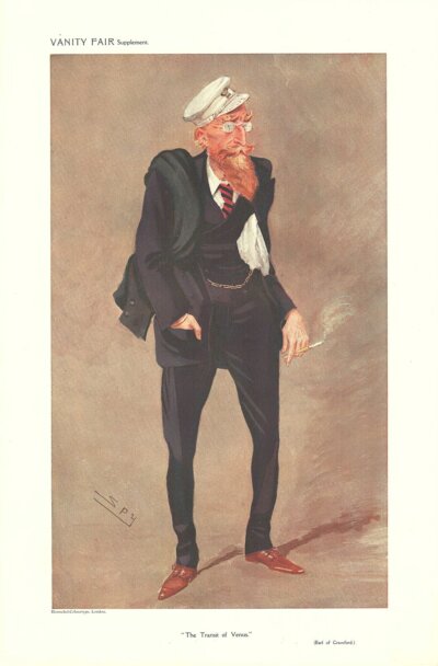 James Lindsay, 26th Earl of Crawford  (antique print)