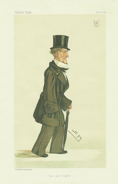 Sir Walter George Stirling 2nd Baronet   (antique print)