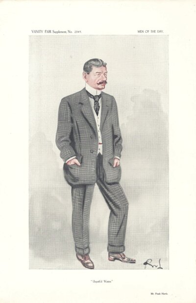 Frank Harris  (antique print)