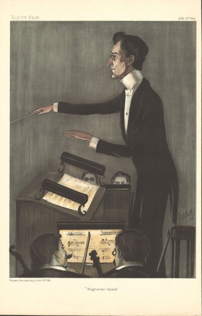 Karl Muck  (antique print)