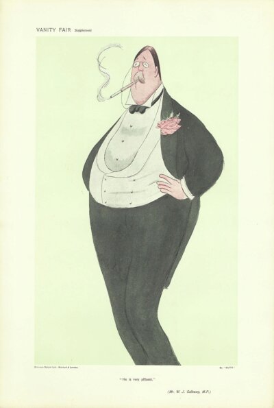 William Johnson Galloway  (antique print)