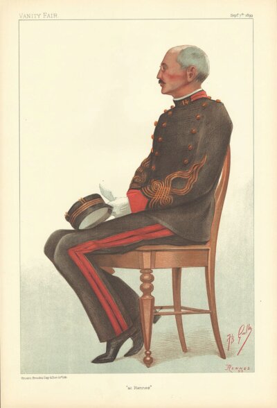 Alfred Dreyfus  (antique print)