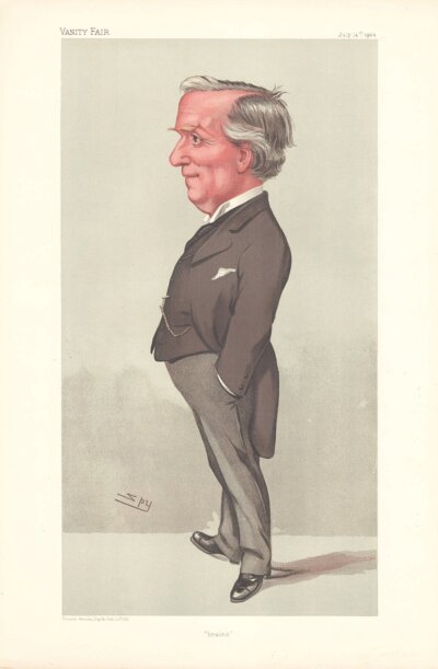 Herbert Henry Asquith, 1st Earl of Oxford and Asquith  (antique print)