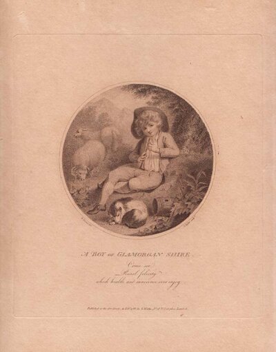 A Boy of Glamorgan Shire and A Girl of Carnarvon Shire