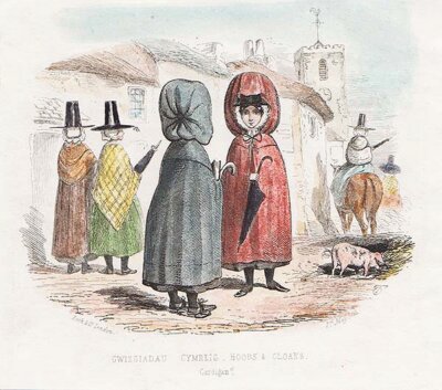 Gwisgiadau Cymreig  -  Hoods & Cloaks  Cardigan
