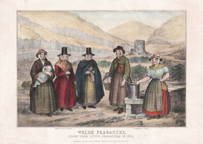 Welsh Peasantry drawn from living characters in 1850