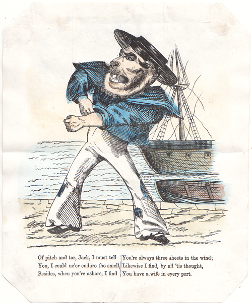 Jack Tar.  (antique print)