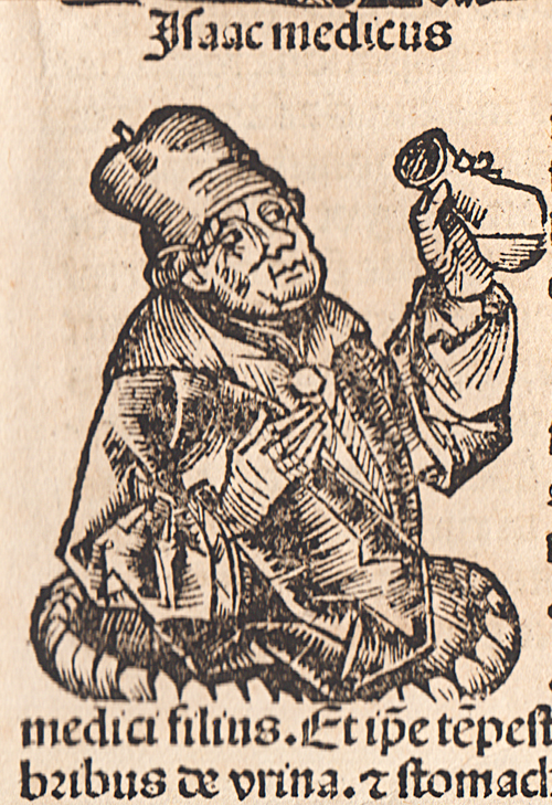 Jacobus de Forlivio   (antique print)
