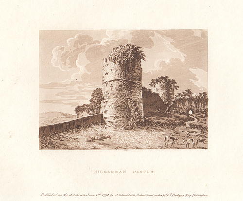 Kilgarran Castle.  (antique print)