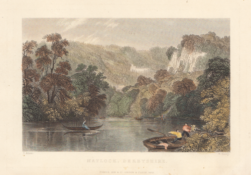 Matlock Derbyshire (antique print)