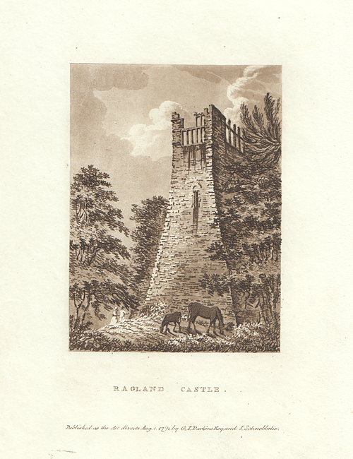 Ragland Castle.  (antique print)