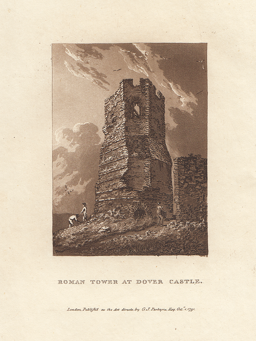 Roman Tower at Dover Castle.
