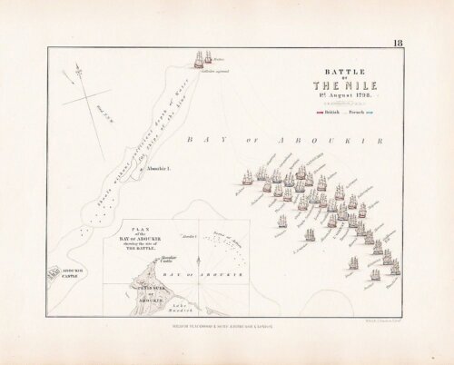 Battle of the Nile, 1st August, 1798.