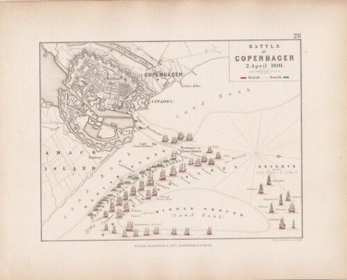 Battle of Copenhagen 2nd April, 1801.