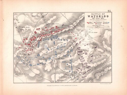 Battle of Waterloo 18th June, 1815.  Sheet 2nd - Crisis of the Battle.
