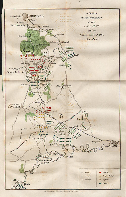 A Sketch of the Operations of the Campaign in the Netherlands June 1815