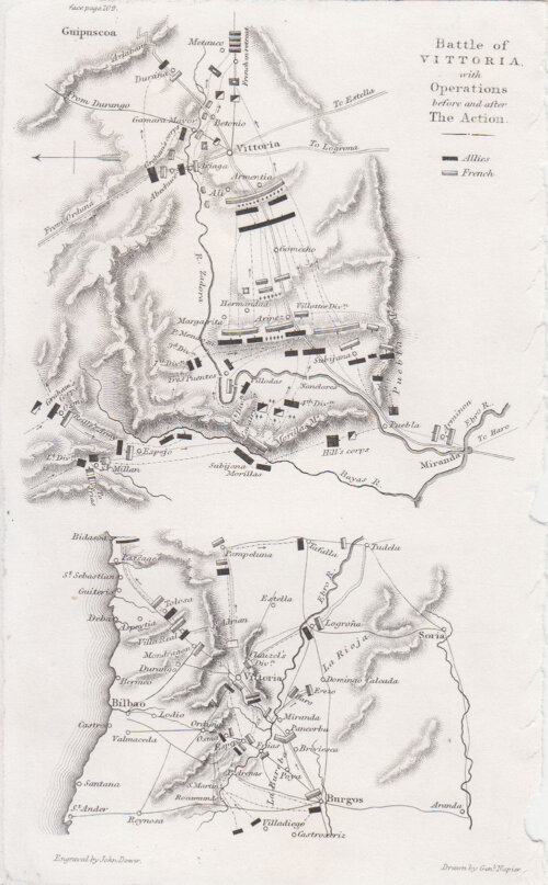 Battle of Vittoria with Operations before and after The Action