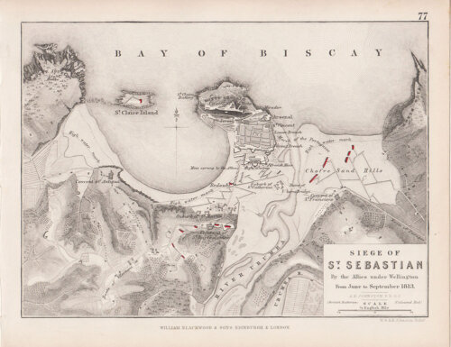 Siege of St Sebastian By the Allies under Wellington from June to September 1813