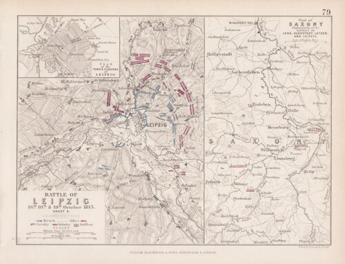 Battle of Leipzig 16th 18th & 19th October 1813  Sheet 2