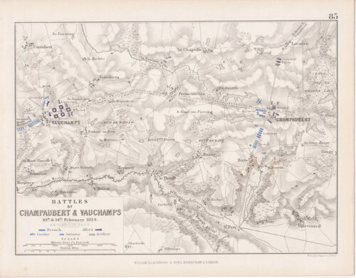Battles of Champaubert & Vauchamps  10th & 14th February 1814