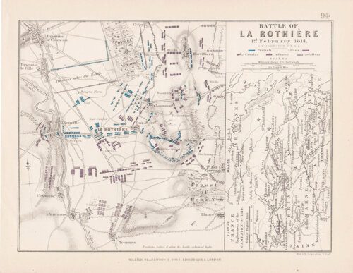 Battle of La Rothire 1st February 1814