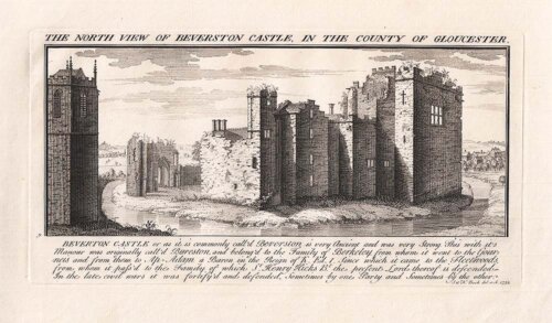 The North View of Beverton Castle, in the County of Gloucester. 