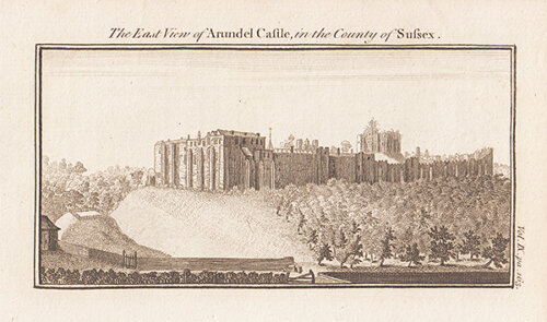 The East View of Arundel Castle in the County of Sussex 