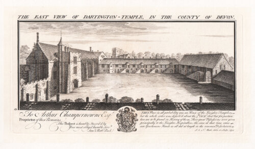 The East View of Dartington Temple in the County of Devon