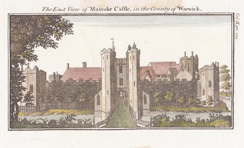 The East view of Maxtoke Castle in the County of Warwick 