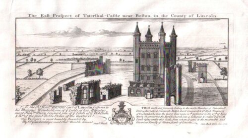 The East Prospect of Tatershal Castle near Bolton in the County of Lincoln.