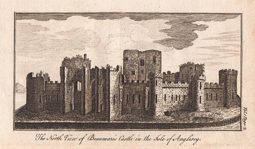 The North View of Beaumaris Castle in the Isle of Anglesey