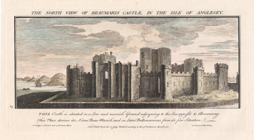 The North View of Beaumaris Castle in the Isle of Anglesey