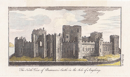 The North View of Beaumaris Castle in the Isle of Anglesey
