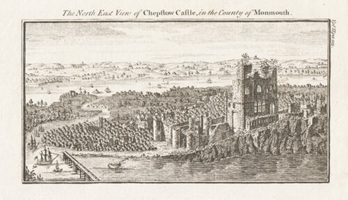 The North East View of Chepstow Castle in the County of Monmouth 
