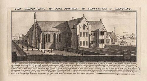 The North Views of the Priories of Gloucester & Llantony